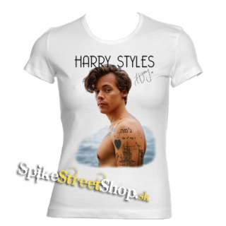 HARRY STYLES - Portrait Signature 2020 - biele dámske tričko