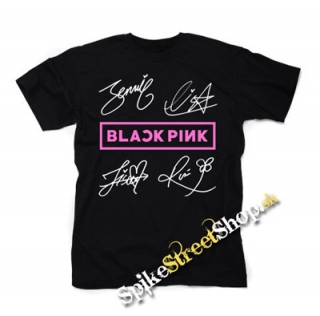 BLACKPINK - Logo & Signature - pánske tričko