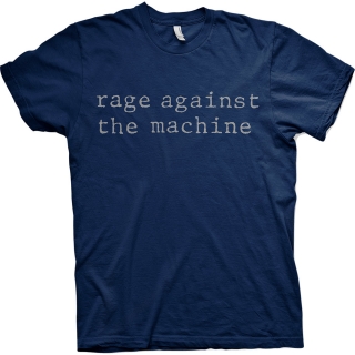 RAGE AGAINST THE MACHINE - Original Logo - modré pánske tričko