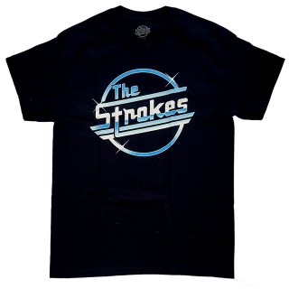 THE STROKES - Distressed OG Magna - čierne pánske tričko