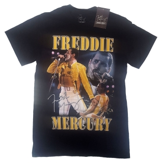 FREDDIE MERCURY - Live Homage - čierne pánske tričko