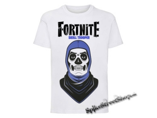 FORTNITE - Skull Trooper - biele detské tričko