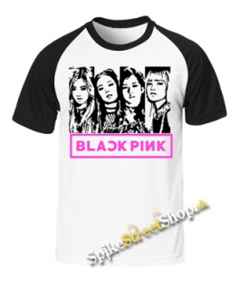 BLACKPINK - Logo & Band - dvojfarebné pánske tričko