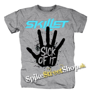 SKILLET - Sick Of It - sivé detské tričko