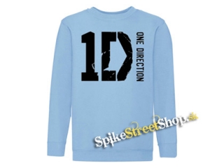 ONE DIRECTION - Logo - Svetlomodrá detská mikina bez kapuce