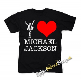 I LOVE MICHAEL JACKSON - čierne detské tričko