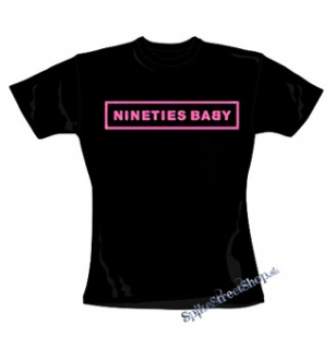 BLACKPINK - Nineties Baby - čierne dámske tričko