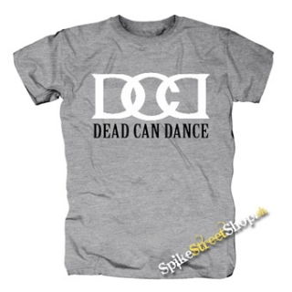 DEAD CAN DANCE - Logo Sign White Black - sivé pánske tričko