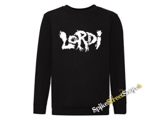 LORDI - Logo - čierna detská mikina bez kapuce