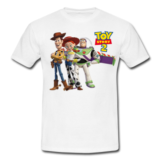 TOY STORY - Príbeh hračiek 2 - biele detské tričko