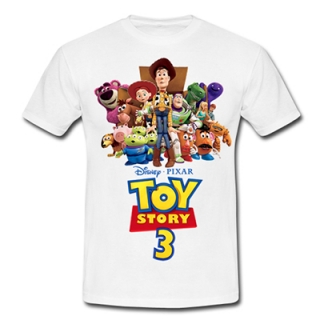 TOY STORY - Príbeh hračiek 3 - biele detské tričko