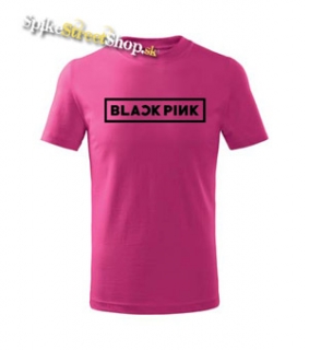 BLACKPINK - Logo - ružové pánske tričko