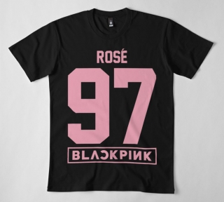 BLACKPINK - ROSÉ 97 - Pink Number Years - pánske tričko