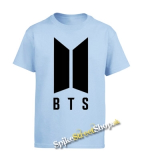 BTS - BANGTAN BOYS - Logo - svetlomodré pánske tričko