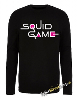 SQUID GAME - Logo Colour Pink - detské tričko s dlhými rukávmi