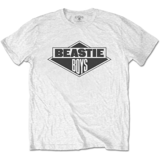 BEASTIE BOYS - B&W Logo - biele pánske tričko