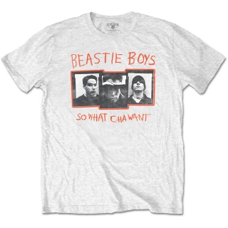 BEASTIE BOYS - So What Cha Want - biele pánske tričko