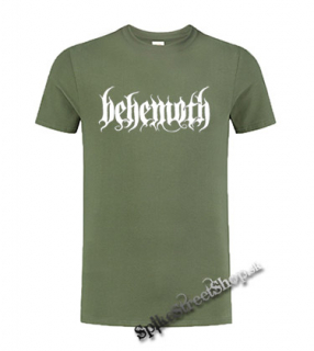 BEHEMOTH - Logo - olivové pánske tričko