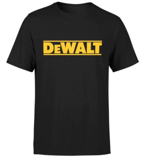 DEWALT - Logo - čierne detské tričko