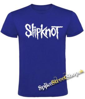 SLIPKNOT - Logo - kráľovsky-modré detské tričko