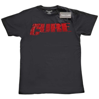 THE CURE - Logo Diamante - čierne pánske tričko