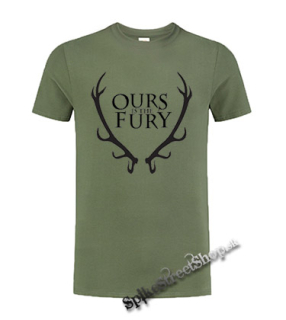 GAME OF THRONES - OURS IS THE FURY - Logo - olivové detské tričko