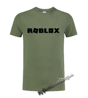 ROBLOX - Logo Symbol - olivové detské tričko