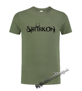 SATYRICON - Logo - olivové detské tričko