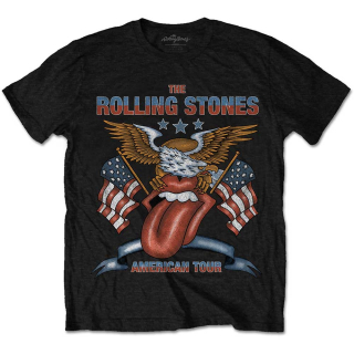 ROLLING STONES - USA Tour Eagle - čierne pánske tričko