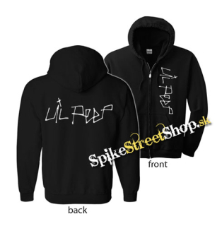 LIL PEEP - Logo - čierna detská mikina na zips