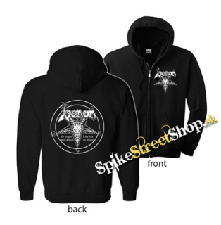 VENOM - Pentagram - čierna detská mikina na zips