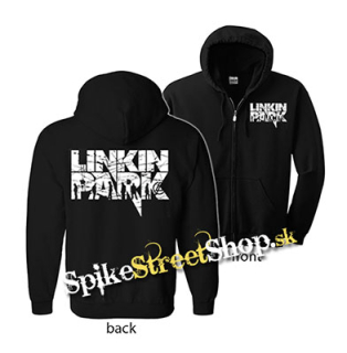 LINKIN PARK - Logo & Band - čierna detská mikina na zips