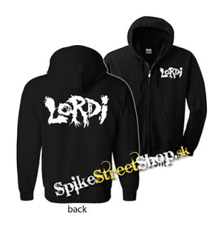 LORDI - Logo - čierna detská mikina na zips