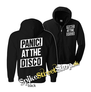 PANIC! AT THE DISCO - Big Logo - čierna detská mikina na zips