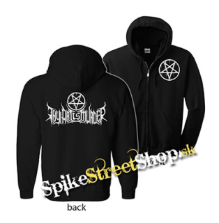 THY ART IS MURDER - Logo - čierna detská mikina na zips