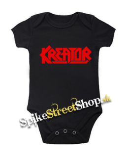 KREATOR - Logo Red - čierne detské body