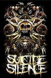 Samolepka SUICIDE SILENCE - Skull